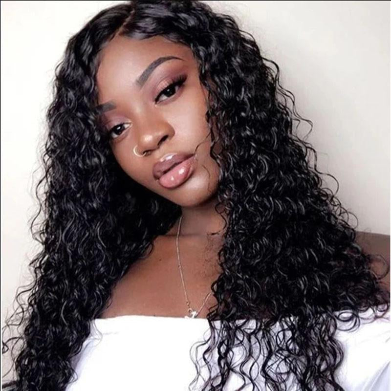 Raw Water Wave Virgin Human Hair Wigs 10-30 Inch 360 Lace Frontal Wig