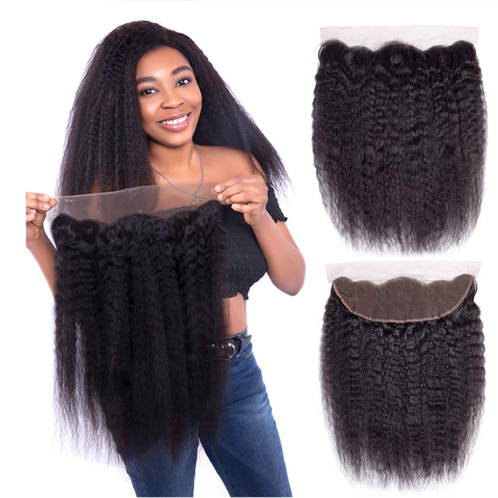 Yaki Straight 4x4/5x5/13x4 Transparent Lace Frontal Closure Ear to Ear Frontal Free Part