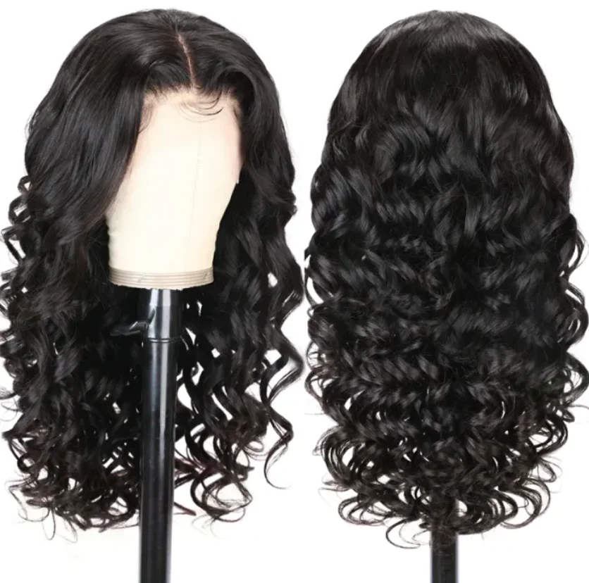 Pre Plucked HD 13x4 Lace Frontal Wig Loose Wave Human Wigs