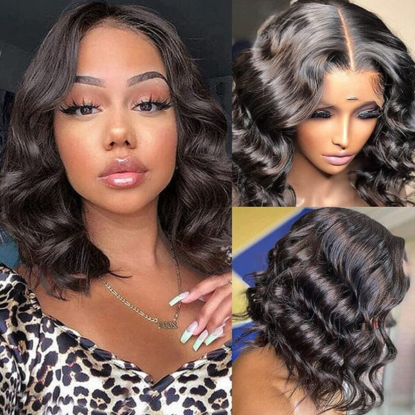 T Part Wigs For Women Brazilian Hair Bob Wigs