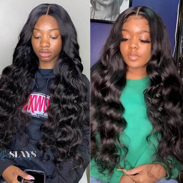 Long Length Body Wave 5x5 Lace Closure Wigs Human Hair Wigs