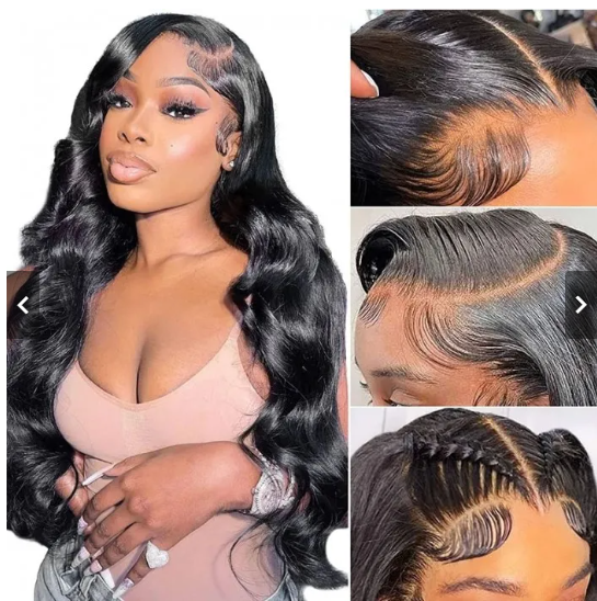 New Launch Wear & Go Natural Black 5x5 Lace Closure Body Wave Pre Plucked Glueless Wig